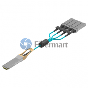 QSFP+ To 4x10G SFP+ Breakout Active Optical Cable by Fibermart